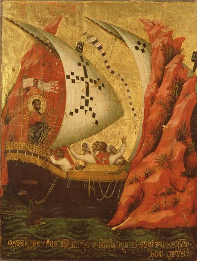 The Apparition of St. Mark, from the Panel of the Pala Feriale, 1345 by Paolo Veneziano